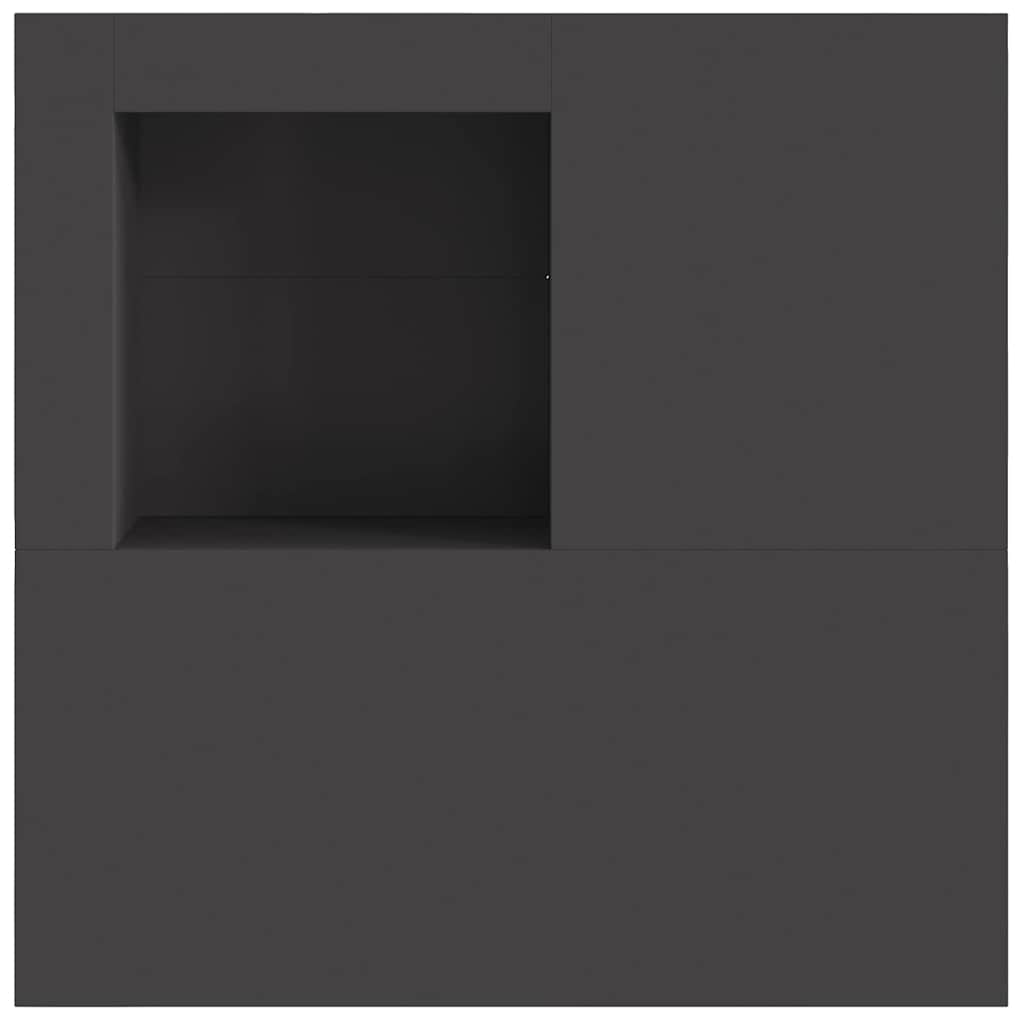 Bålsted Sort 100 x 100 x 30 cm Koldvalset stål