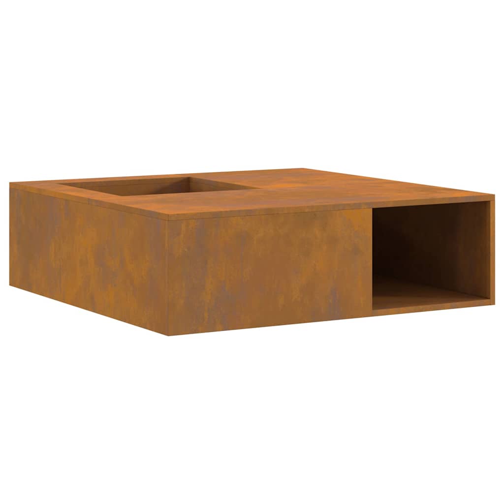 Bålsted Brun 100 x 100 x 30 cm Forvitret stål
