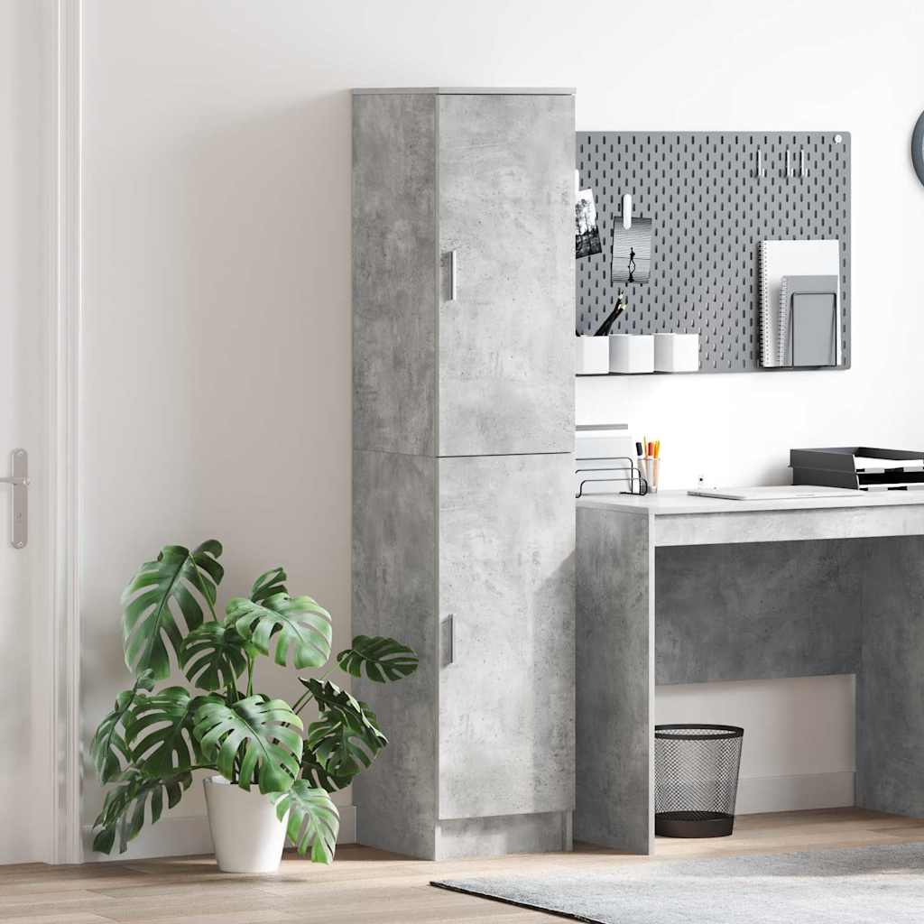 Highboard Beton Grå 35 x 39 x 168 cm
