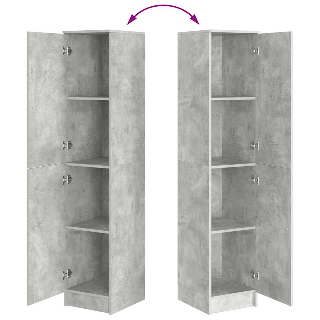 Highboard Beton Grå 35 x 39 x 168 cm