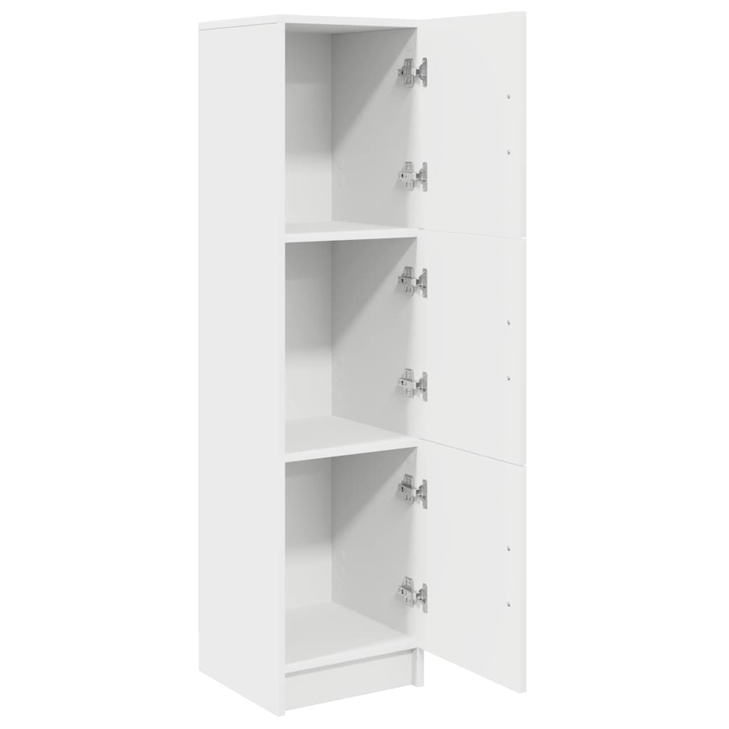 Højskab Hvid 31.5 x 32 x 124 cm Konstrueret træ