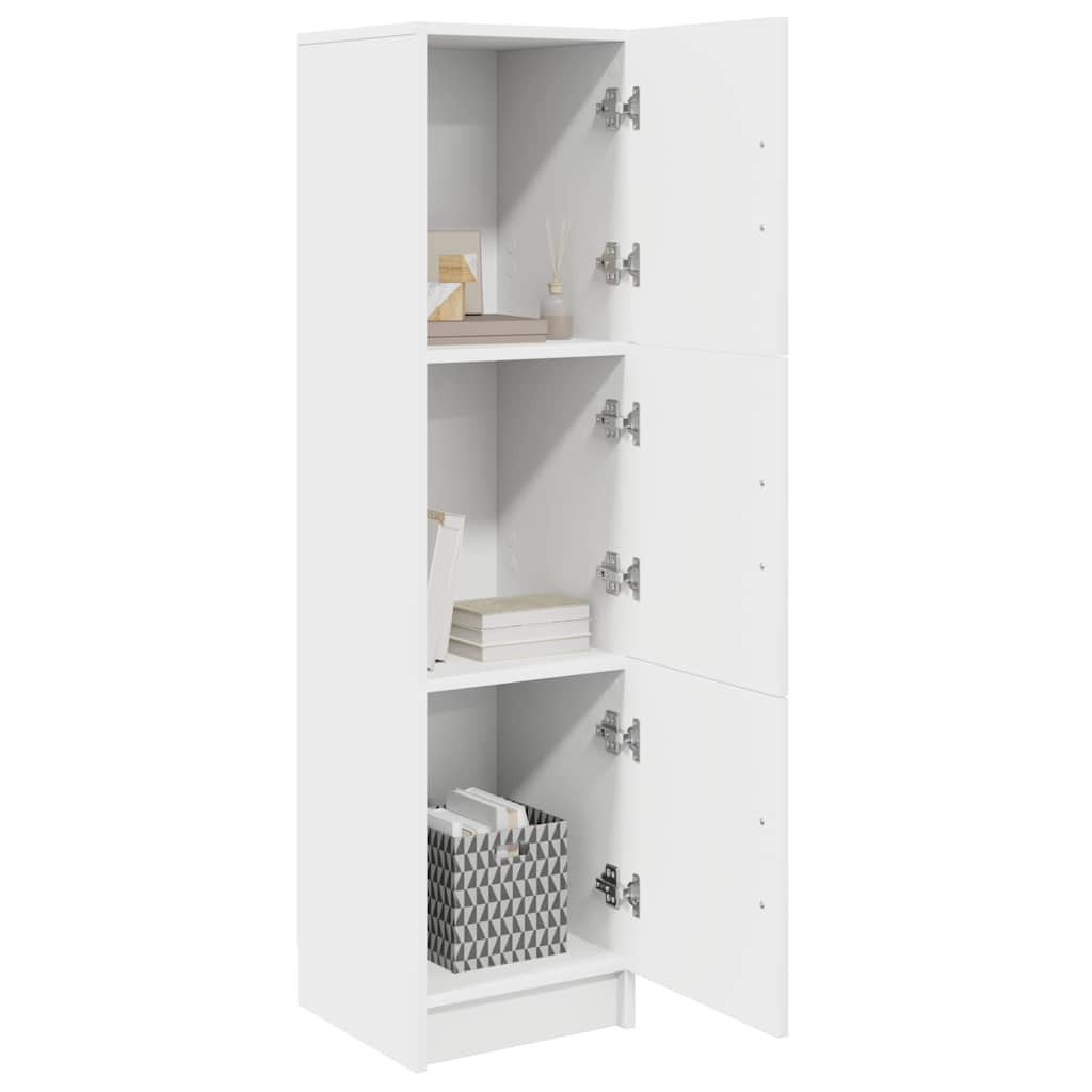 Højskab Hvid 31.5 x 32 x 124 cm Konstrueret træ