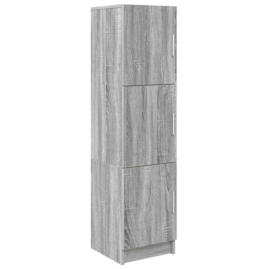 Højskab Grå sonoma-eg 31.5 x 32 x 124 cm Konstrueret træ