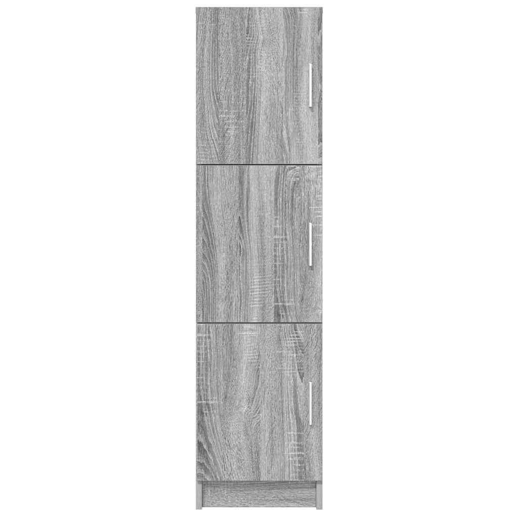 Højskab Grå sonoma-eg 31.5 x 32 x 124 cm Konstrueret træ