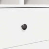 Highboard med skuffe Hvid 45,5 x 34 x 127 cm Konstrueret træ