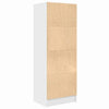 Highboard med skuffe Hvid 45,5 x 34 x 127 cm Konstrueret træ