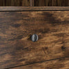 Highboard Røget eg 45,5 x 34 x 127 cm Konstrueret træ