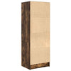 Highboard Røget eg 45,5 x 34 x 127 cm Konstrueret træ