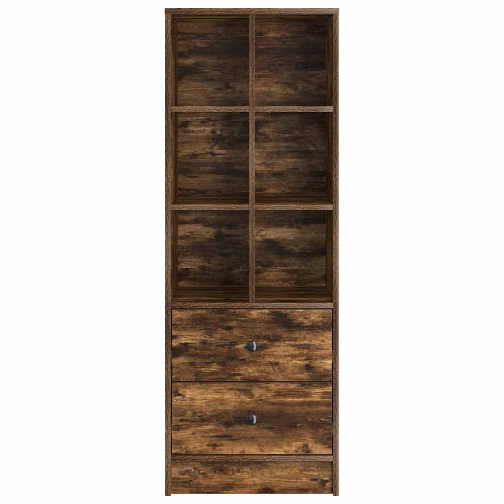 Highboard Røget eg 45,5 x 34 x 127 cm Konstrueret træ