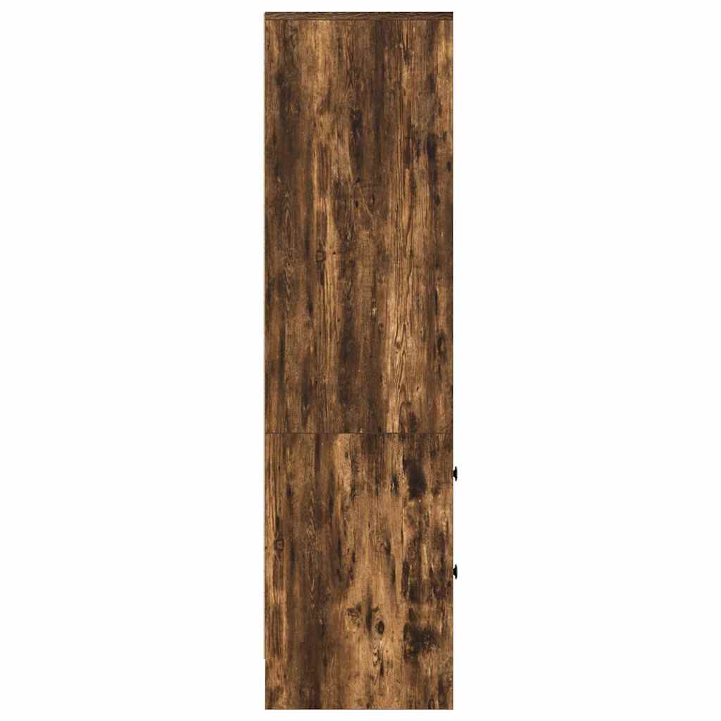 Highboard Røget eg 45,5 x 34 x 127 cm Konstrueret træ
