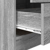 Highboard Grå sonoma-eg 45,5 x 34 x 127 cm Konstrueret træ