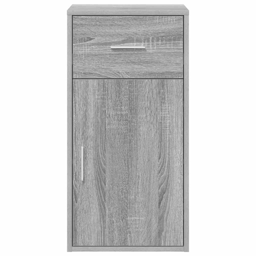 Sideboard Grå sonoma-eg 38 x 34,5 x 75 cm Konstrueret træ