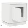 Natskab med 2 pcs Hvid 44 x 34.5 x 45 cm Konstrueret træ