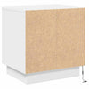 Natskab med 2 pcs Hvid 44 x 34.5 x 45 cm Konstrueret træ