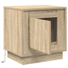 Natskab med 2 pcs Sonoma-eg 44 x 34.5 x 45 cm Konstrueret træ