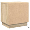 Natskab med 2 pcs Sonoma-eg 44 x 34.5 x 45 cm Konstrueret træ