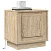 Natskab med 2 pcs Sonoma-eg 44 x 34.5 x 45 cm Konstrueret træ