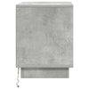 Natskab med 2 pcs Betongrå 44 x 34.5 x 45 cm Konstrueret træ