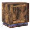 Natskab med 2 pcs Røget eg 44 x 34.5 x 45 cm Konstrueret træ