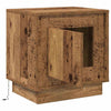 Natskab med 2 pcs Gammelt træ 44 x 34.5 x 45 cm Konstrueret træ