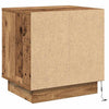 Natskab med 2 pcs Gammelt træ 44 x 34.5 x 45 cm Konstrueret træ