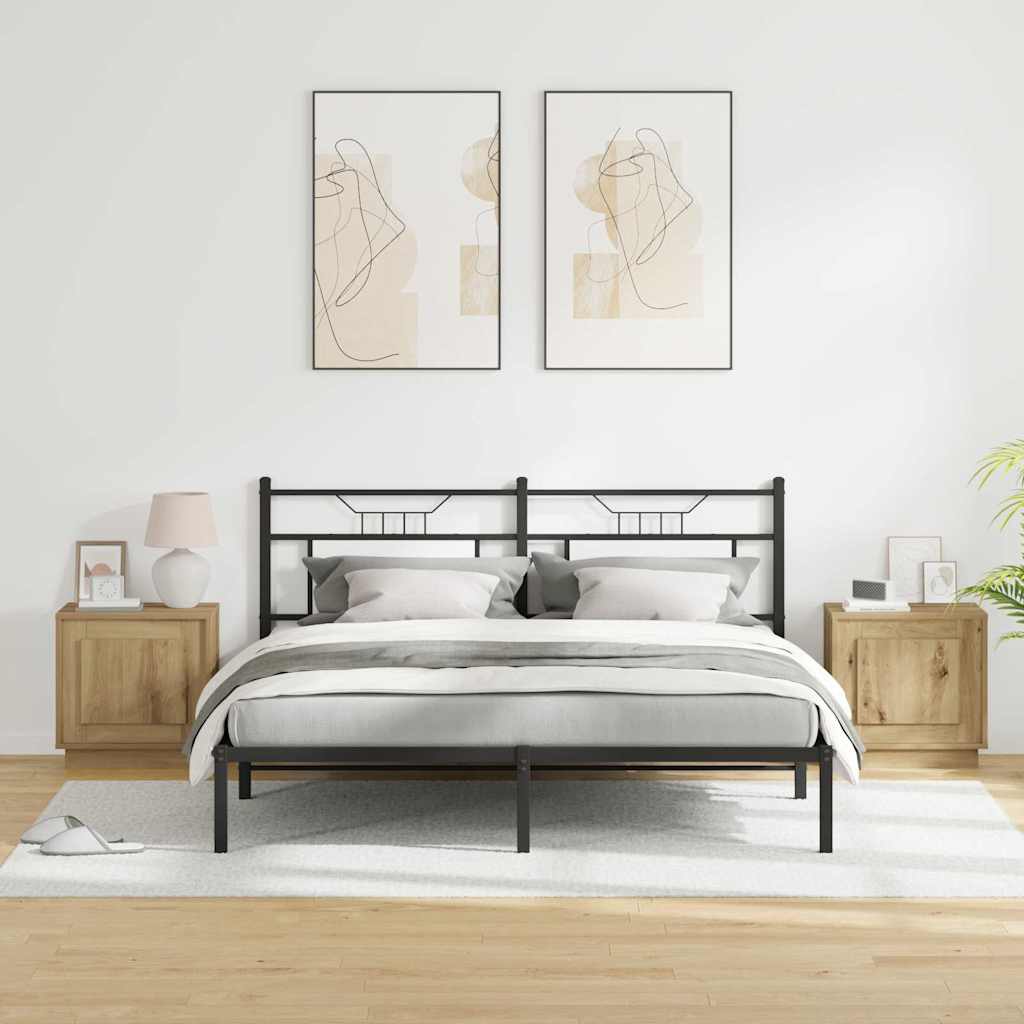Natskab med 2 pcs artisan eg 44 x 34.5 x 45 cm Konstrueret træ