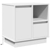 Natskab med 2 pcs Hvid 50 x 34.5 x 50 cm. Konstrueret træ