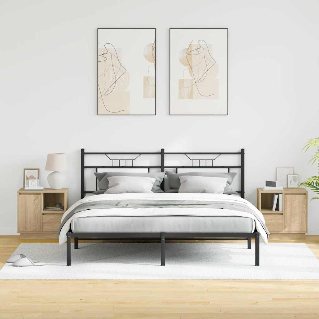 Natskab med 2 pcs Sonoma-eg 50 x 34.5 x 50 cm. Konstrueret træ