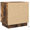 Natskab med 2 pcs Røget eg 50 x 34.5 x 50 cm. Konstrueret træ