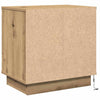 Natskab med 2 pcs artisan eg 50 x 34.5 x 50 cm. Konstrueret træ