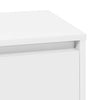 Natskab med 2 pcs Hvid 39 x 34.5 x 50 cm Konstrueret træ