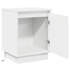 Natskab med 2 pcs Hvid 39 x 34.5 x 50 cm Konstrueret træ