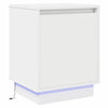 Natskab med 2 pcs Hvid 39 x 34.5 x 50 cm Konstrueret træ