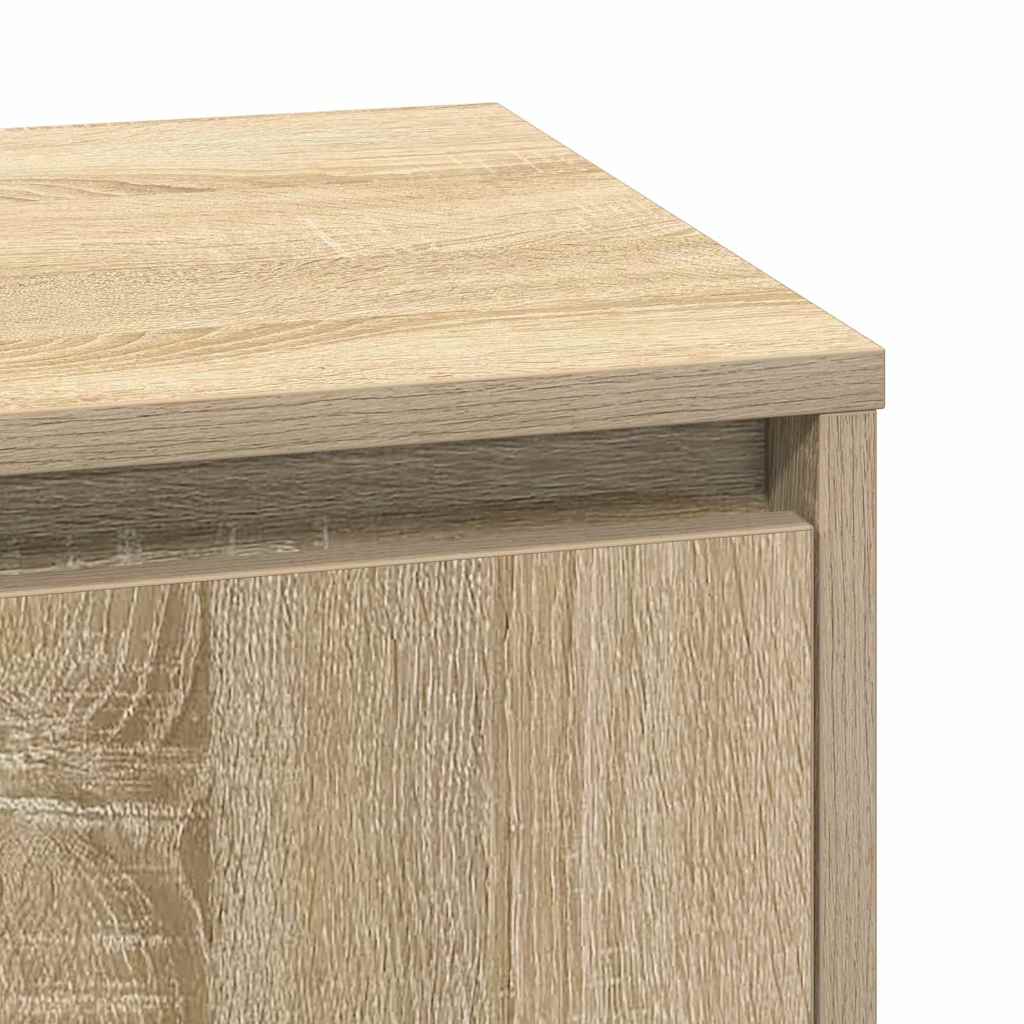 Natskab med 2 pcs Sonoma-eg 39 x 34.5 x 50 cm Konstrueret træ