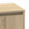 Natskab med 2 pcs Sonoma-eg 39 x 34.5 x 50 cm Konstrueret træ