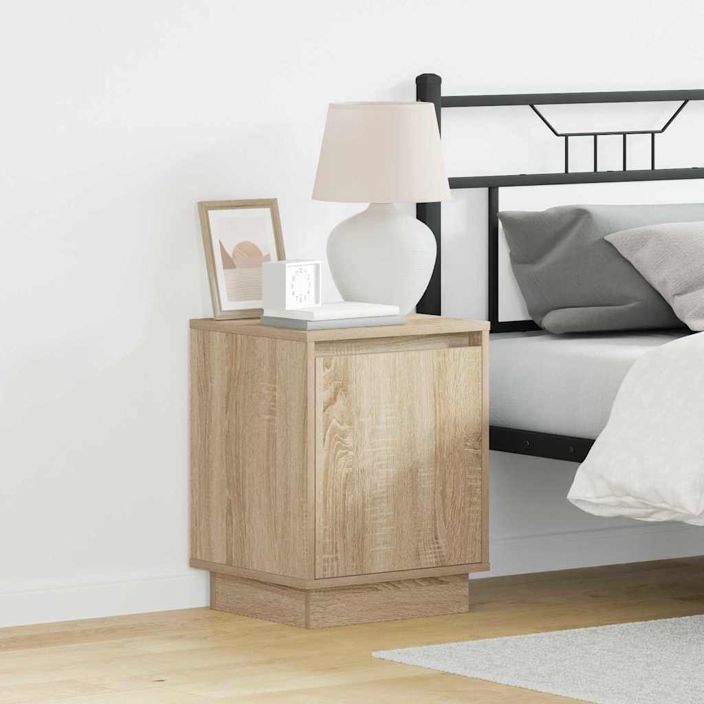 Natskab med 2 pcs Sonoma-eg 39 x 34.5 x 50 cm Konstrueret træ