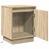 Natskab med 2 pcs Sonoma-eg 39 x 34.5 x 50 cm Konstrueret træ