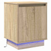 Natskab med 2 pcs Sonoma-eg 39 x 34.5 x 50 cm Konstrueret træ