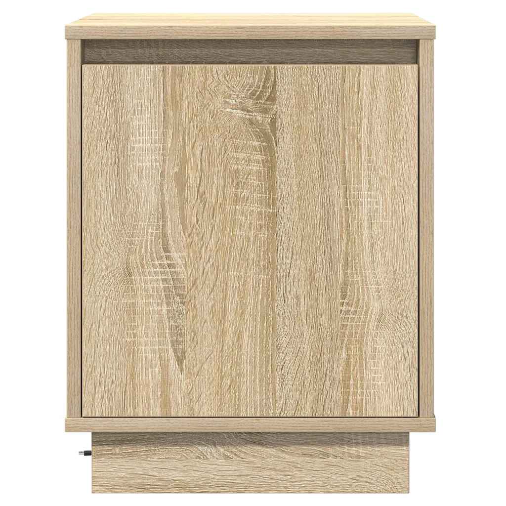 Natskab med 2 pcs Sonoma-eg 39 x 34.5 x 50 cm Konstrueret træ