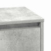 Natskab med 2 pcs Betongrå 39 x 34.5 x 50 cm Konstrueret træ