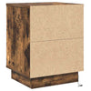 Natskab med 2 pcs Røget eg 39 x 34.5 x 50 cm Konstrueret træ