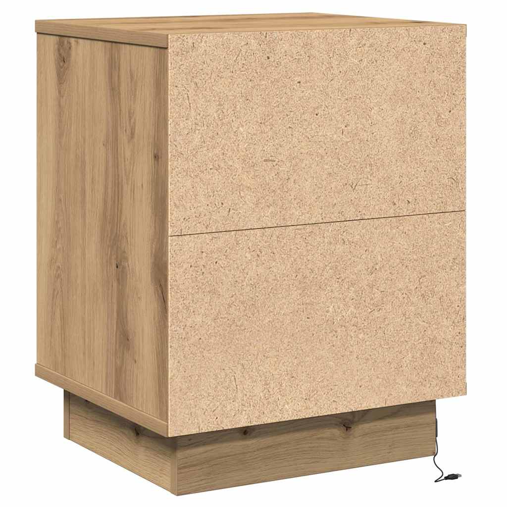 Natskab med 2 pcs artisan eg 39 x 34.5 x 50 cm Konstrueret træ