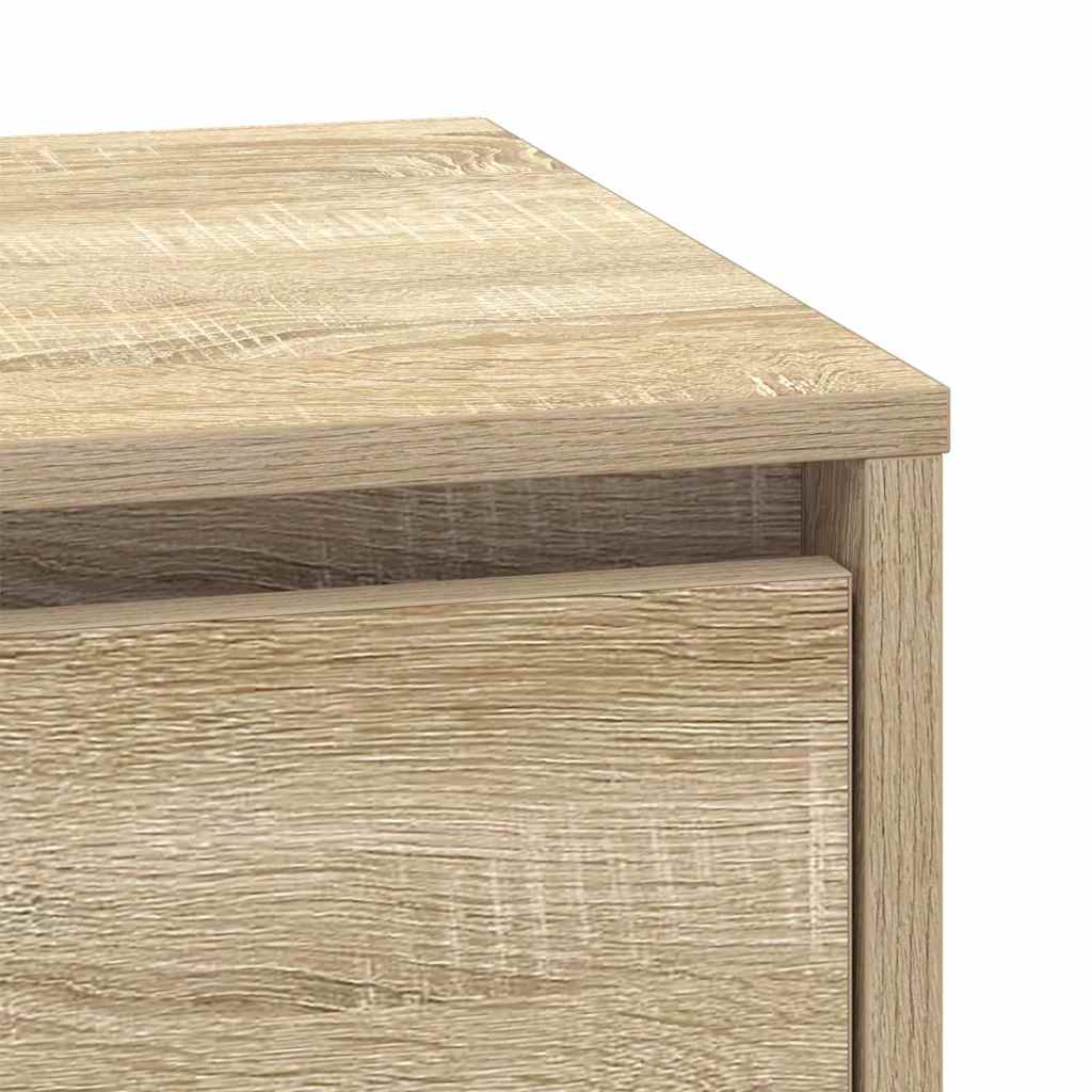 Natskab med 2 pcs Sonoma-eg 39 x 34.5 x 50 cm Konstrueret træ