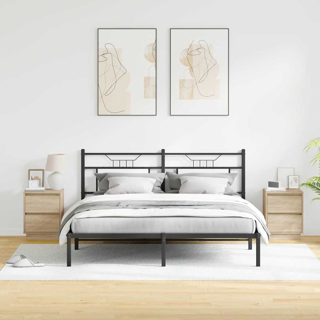 Natskab med 2 pcs Sonoma-eg 39 x 34.5 x 50 cm Konstrueret træ