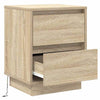 Natskab med 2 pcs Sonoma-eg 39 x 34.5 x 50 cm Konstrueret træ