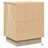 Natskab med 2 pcs Sonoma-eg 39 x 34.5 x 50 cm Konstrueret træ
