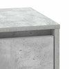 Natskab med 2 pcs Betongrå 39 x 34.5 x 50 cm Konstrueret træ