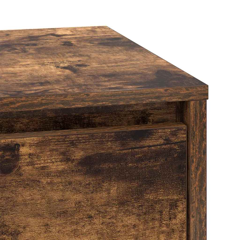 Natskab med 2 pcs Røget eg 39 x 34.5 x 50 cm Konstrueret træ