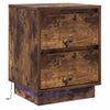 Natskab med 2 pcs Røget eg 39 x 34.5 x 50 cm Konstrueret træ