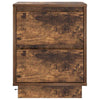 Natskab med 2 pcs Røget eg 39 x 34.5 x 50 cm Konstrueret træ